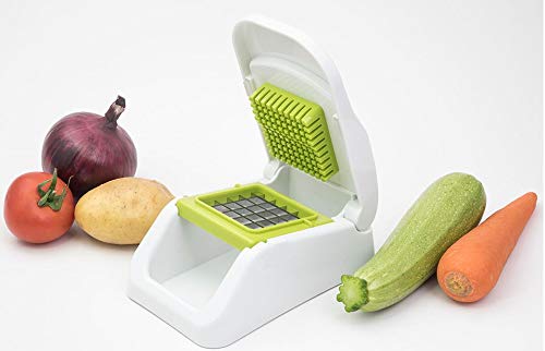 FosCadit 2 in 1 Fruit & Vegetable Chopper Set | Multipurpose Kitchen Vegetable and Fruit Chopper with Container (Multicolor)