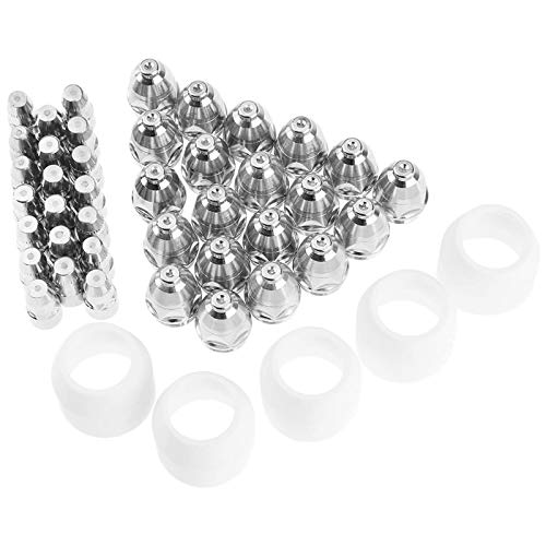 Électrodes P80 et buses 1.3 mm pour torche de découpe plasma 80A à 100A, lot de 45 pièces