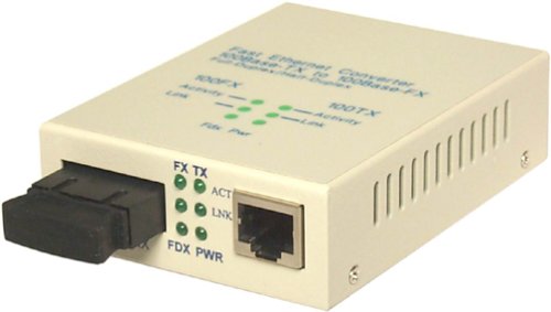 Siig FiberOptic Converter-SC 100Mbit/s convertisseur de Support réseau - Convertisseurs de Support réseau (100 Mbit/s, 100BASE-TX, 100BASE-FX, avec Fil, IEEE 802.3u, Ethernet, RJ-45, SC)