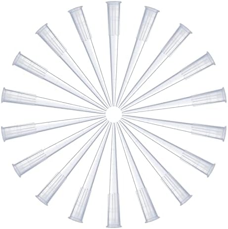 FOUR E'S SCIENTIFIC 200μL Pipette Tips, 100 Pcs Universal Micropipette Tips