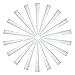 FOUR E'S SCIENTIFIC 20-200uL Pipette Tips Laboratory Disposable Liquid Pipet Tips 960Pcs - Better Sealing Tips Lab Classroom Clinic