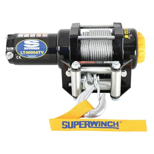 Superwinch (1140220) Black 12 VDC LT4000ATV Winch - 4000 lb. Load Capacity