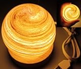 SupBri Moon Lamp,Glass Moon Lights for Bedroom 3 Inch 3 Colors,Samll Night Light for Kids Girls Boys Birthday Gift Home Decorations (Setting Sun)