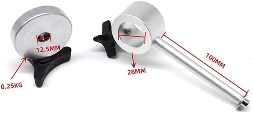Telescope Accessories Equatorial Counterweight Keep Balanced Inclined to One Side Astronomical Telescope Accessories 80eq 80dx(H.28mm with 0.25kg)