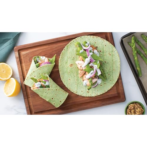 Mission Gluten Free Spinach Herb Tortilla Wraps, 6 Count, Trans Fat Free - Thumbnail 5