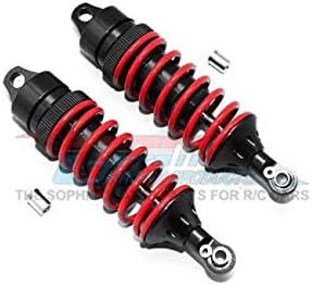 GPMTraxxas E-Revo Brushless/E-Revo VXL 2.0 / Revo/Revo 3.3 Upgrade Parts Aluminum Front/Rear Adjustable Spring Dampers (85mm) with Aluminum Ball Ends - 1 Pr Set Black