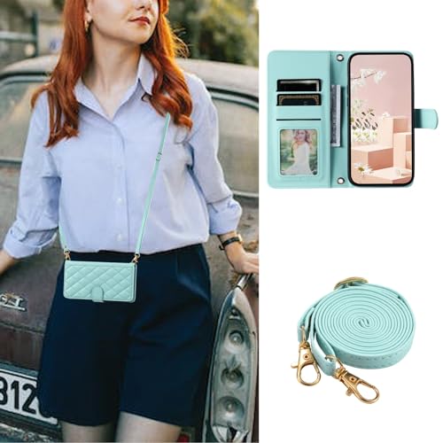 TIANDAFEIJIUB Etui portfelowe na telefon Samsung Galaxy Note 8, z uchwytem na karty kredytowe, miękki magnetyczny pasek na ramię ze skóry PU, etui z klapką, etui z klapką ze skóry PU, odporne na
