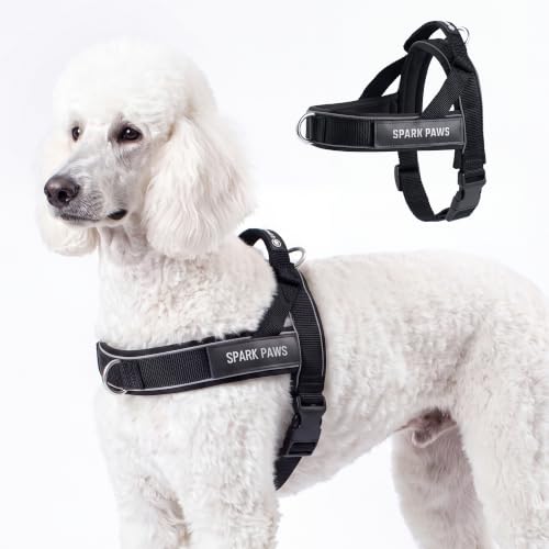 Image of Spark Paws No Pull Front Clip Dog Harness - Easy On, Padded and Lightweight