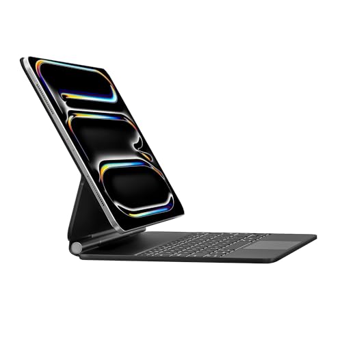 Image of Magic Keyboard Case for iPad Pro 13-inch (M4) 2024, Magnetic Stand Bluetooth iPad Keyboard for iPad Pro 13 with Precision Trackpad, Auto Sleep /Wake, Backlit Keys