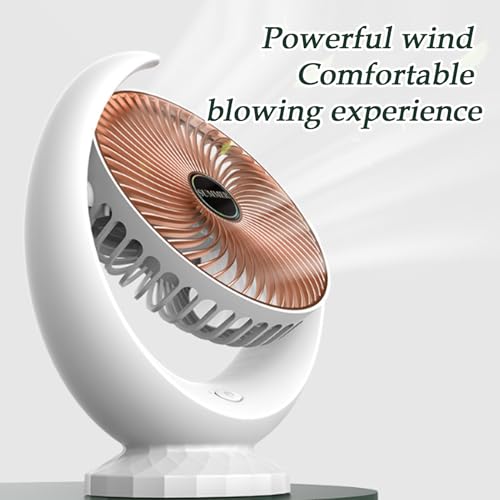 Ventilateur portable de table rechargeable pour maison et bureau - 7
