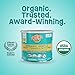 Earth's Best Organic Baby Formula, Gentle Infant Formula for 0-12 Months, Milk-Based Powder with Iron, Omega-3 DHA & Omega-6 ARA, 21 Ounce Container