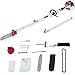 MAXTRA Gas Powered Pole Saw, 16-FT Height Reachable Cordless Extension Chainsaw for Tree Trimming with 3.6ft Extension Pole Reach to 16 feet for Tree Limb Branches Pruning, Classical Saw Head