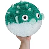 Squishable / Mini Teal Pufferfish - 7