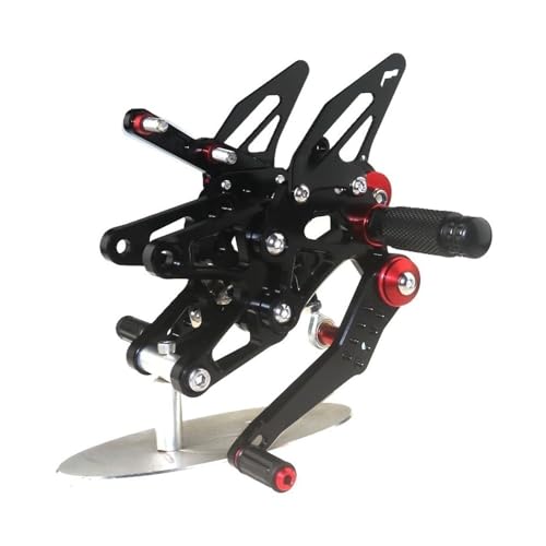 Repose-pieds arrière CNC pour Daytona 675 en aluminium taillé masse