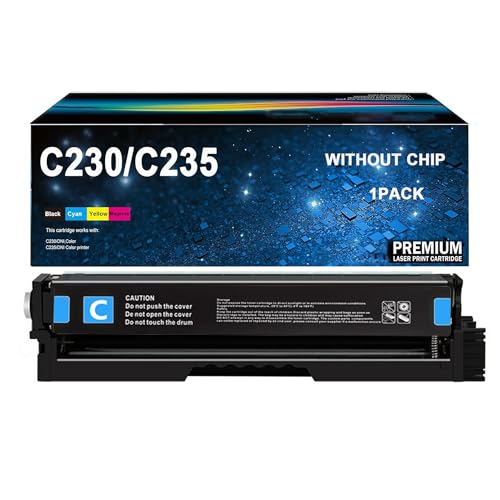 Toner C230 compatible Xerox C235 sans puce pour éviter les blocages d'impression
