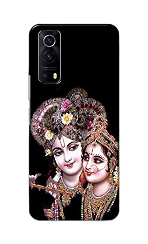 Image of PRINTFIDAA� Printed Hard Back Cover Case for Vivo Y53S | Vivo IQOO Z3 Back Cover (Radha Krishna) -2808