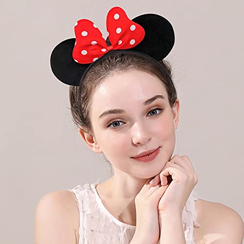 Suyegirl 20Pcs Women's Fabric Covered Satin Headbands 1Cm Wide Black Ribbon Head Bands Girl's Black Headband Thin Hard Hairbands Diy Hair Pieces Accessories #TOP3