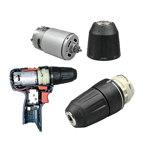 Mandrin auto-serrant et boîte de vitesse pour perceuse GSR120-LI efficace