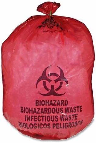 MHMMDRB142755 MHMS Biohazard Waste Bag,20-25 Gallon,31"x41",50/BX,Red
