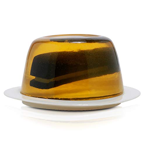 The Office Stapler in Gelatin Paperweight, by Just Funky, Yellow Paper Weight - Thumbnail 4