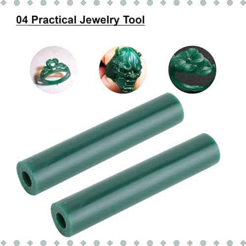 Carving Wax Ring Tube, praktyczny pierścień jubilerski Łatwe grawerowanie pierścienia Twardy wosk modelarski do tworzenia biżuterii Ring