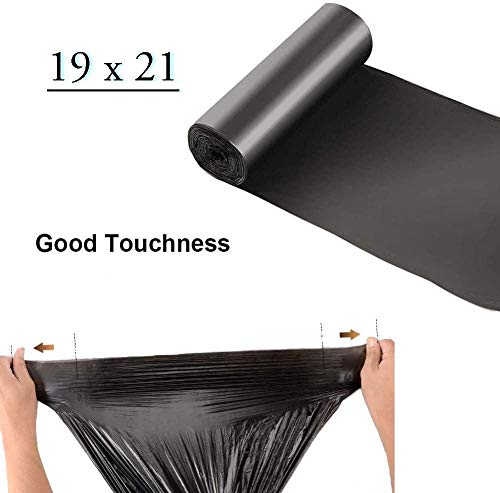 Image of Kmils Garbage Bags for Dustbin Medium Size - Leak-Proof, Tear-Resistant, Disposable Trash Bags for Home, Kitchen, Office | 19 x 21 Inches (30 Bags x 5 Rolls)