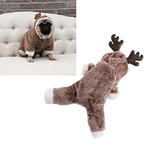 Roupa para cachorros-Roupas para cães de estimação Duplamente engrossado casaco de inverno Capuzes d