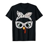 Photo Gallery thanksgiving turkey face leopard print glasses women girls maglietta Photo Gallery thanksgiving turkey face leopard print glasses women girls maglietta