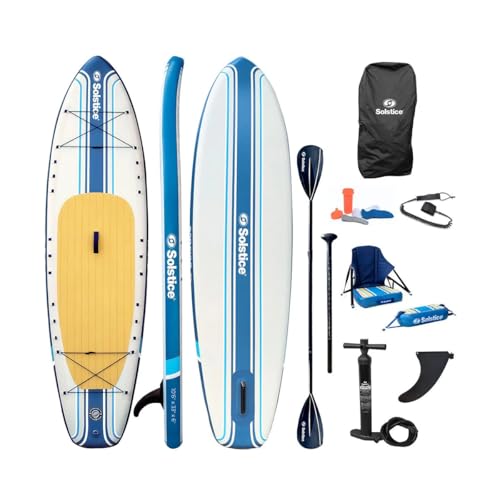 Solstice - Rambler 10'6 Sup-Yak 2-in-1 Kit W/Seat & Convertible Paddle - Blue (36200)