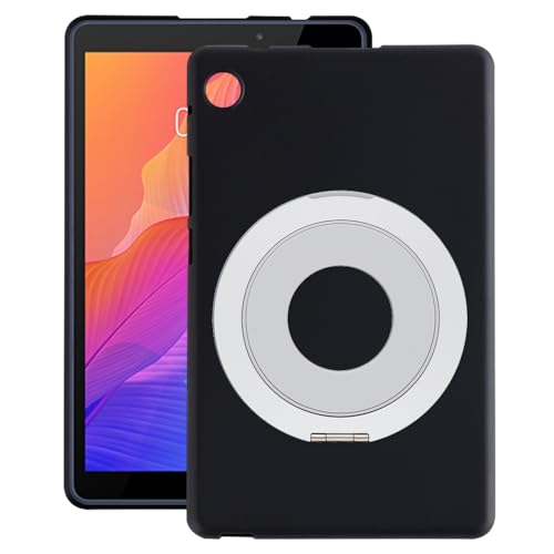 Coque Huawei MatePad C3 KOB2-W09 8.0 avec support de bureau noir et argent