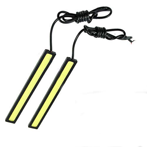 Malayas 2PCs Universal Waterproof Car Trucks Daytime Running Light Lamp Super Bright 12V LED Strips COB Car Led Fog Light
