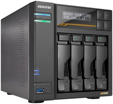 Asustor Lockerstor 10 Gen3 AS6810T NAS 10 Bay - AMD Ryzen, 16GB RAM, 10GbE - Foto 13