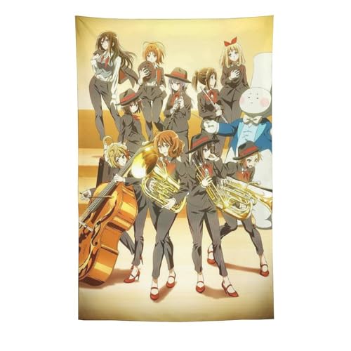響け！ユーフォニアム タペストリー 飾り 装飾品 インテリア おしゃれ 部屋や窓の飾り リビングルーム 壁掛け 装飾 壁掛け布 お部屋 お店 ホーム 萌えグッズ 人気キャラ プレゼント クリスマス 誕生日 アニメ 推しの商品画像（Amazon）