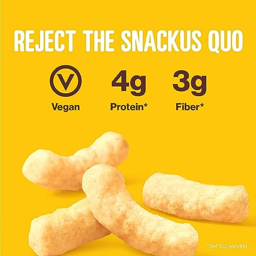 Hippeas Chickpea Puffs, Variety Pack: Vegan White Cheddar, Nacho, BBQ, 4 Ounce (Pack of 6), 4g Protein, 3g Fiber, Vegan, Gluten-Free, Crunchy, Plant Protein Snacks