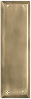 Nostalgic Warehouse 702237, Antique Brass New York Push Plate, (PSHNYK-AB)