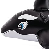 Intex 58561NP - Aufblasbares Reittier Orca, Vinyl, Mehrfarbig, 193x119 cm