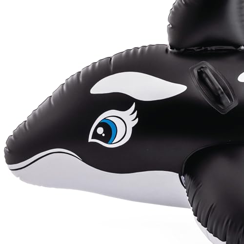 Intex 58561NP - Aufblasbares Reittier Orca, Vinyl, Mehrfarbig, 193x119 cm