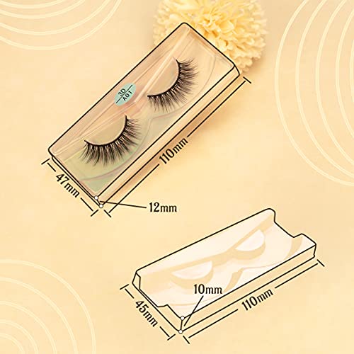 Farred HU-XI-201 Wholesale False Lashes 10 Pairs 10 Styles Medium Length Vegan Eyelashes Fluffy Volume Strip Lashes Bulk 10 Portable Boxes Fake Eyelashes Mixed Natural Look 3D Faux Mink Lashes thumb #3
