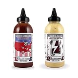 The Tailgate Foodie's - Two Pack Sauce Bundle (1) All-American Barbecue Sauce, (1) White Lightning B