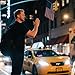 LED Light Sign for Car, Taxi Sign Light Windshield Led Sign Car LED Decal with Suction Cups USB Plug Dual-Color Conversion,Scrolling Display Board（Blue & Pink）