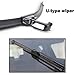 HYFJM Front Wiper Blades,For Nis&san,For Almera N16 2000 2001 2002 2003 2004 2005 2006 Windshield Windscreen Window Car Rain Brushes 22