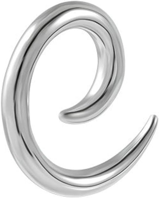 POYAMUSE Stainless Steel Ear Spiral Tapers Snail Plugs Tunnels Expander Gauges Stretching Kit Body Piercing Jewelry for Men Women Punk Gothic Style Fashion Earring Expander Accessory