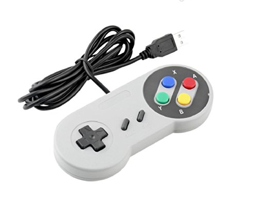Manette compatible SNES (Super Nes) contrôleur pour PC MAC via USB