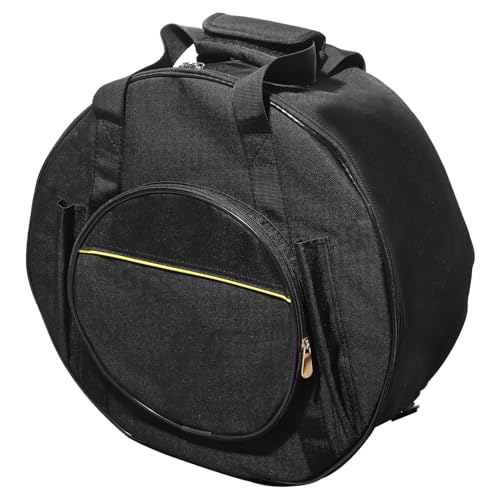 Toyvian Snare Drum Case Backpack Padded Drum Bag with Shoulder Strap Carry Handles External Pocket for Drumsticks Durable Snare Drum Storage