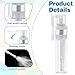 KALIONE 60ml Powder Spray Bottle, DRY Powder Spray Bottle, Reusable Detachable Travel Spray Bottle, Barber Accessories for Hair Fiber Barber Shop Home Beauty Multi-Purpose