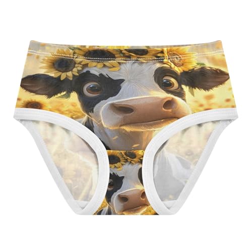 Cute Cow Sunflower Toddler Girls's Underwear 2T 202b8665