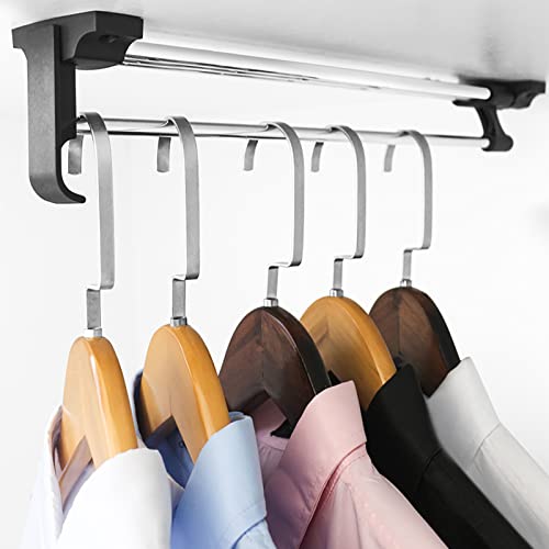Towel Rack Extendable clothes rail adjustable clothes rail for wardrobe extendable towel rail for closet closet accessories extendable wardrobe with top mo