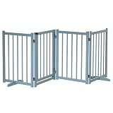 PawHut Cancellino Pieghevole per Cani Piccola/Media 237.5x36x80cm Grigio