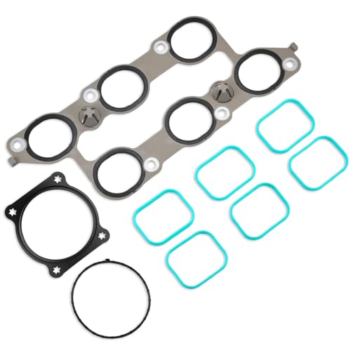 Upper Intake Manifold Gasket Compatible with Chevy Camaro Caprice Colorado Impala Cadillac ATS CTS SRX XTS GMC Acadia Buick Enclave GMC Canyon Acadia Terrain 3.6L, MS972401 MS19932 Intake Gasket