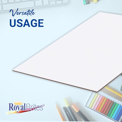 Heavyweight Illustration Board Pack, Premium 2-Sided Thick Illustration Board Large for School Projects & Art Presentations, Strong & Rigid Illustration Boards, 20" x 30", White, 9 Count - Thumbnail 4